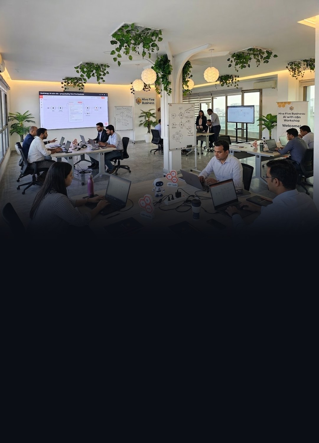HIVE FIVE workspace — bright professional open space in Belvédère, Tunis